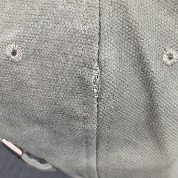 Irving Baseball Hat Mens OSFA Muted Green Blue Brim Strapback cap Toppers - Picture 9 of 13